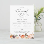 秋の自然フローラリハーサルディナー招待状 案内状 (スタンド正面)