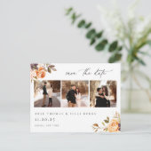 秋の自然フローラ写真の保存日付 ポストカード (スタンド正面)