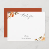 秋の自然フローラ ノートカード (正面/裏面)