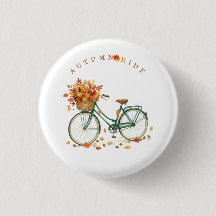 秋の自転車のぼたん