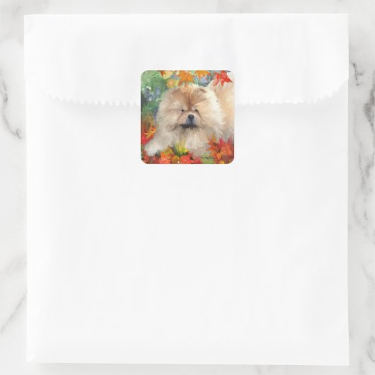 秋の至福の声 スクエアシール (バッグ)