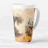 秋の至福 カフェラテマグ (右アングル)