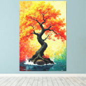 秋の至福 キャンバスプリント (インサイチュ (ウッドフロア))