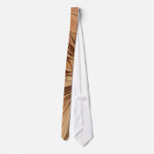 秋の色の抽象芸術ネックタイ ネクタイ (裏面)