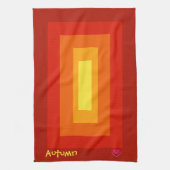 秋の色の温かいキッチンタオル キッチンタオル (縦)