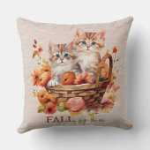 秋の色の秋がエアダンツバスケットに クッション (裏面)