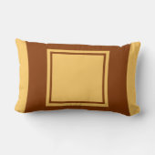 秋の色の花 –  ランバークッション (裏面)