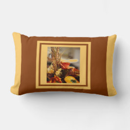 秋の色の花 – ランバークッション