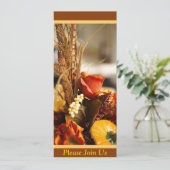 秋の色の花 –  招待状 (スタンド正面)