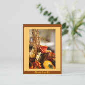 秋の色の花 –  招待状 (スタンド正面)