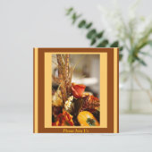 秋の色の花 –  招待状 (スタンド正面)