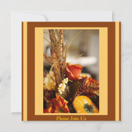 秋の色の花 – 招待状