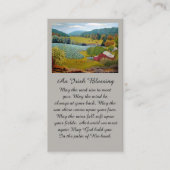 秋の色アットヴィネヤード悔やみや弔慰メモリアルカード 名刺 (正面)