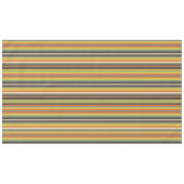 秋の色ストライプの テーブルクロス (正面(横))