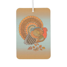 秋の色トルコ葉の感謝祭 カーエアーフレッシュナー