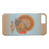 秋の色トルコ葉の感謝祭 Case-Mate iPhoneケース (裏面(横))