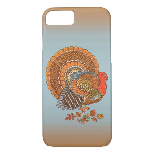 秋の色トルコ葉の感謝祭 Case-Mate iPhoneケース (裏面)