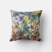 秋の色フローラ クッション (裏面)