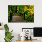 秋の色ポートランドガーデン日本の ポスター (ホームオフィス)