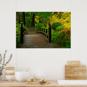 秋の色ポートランドガーデン日本の ポスター (キッチン)