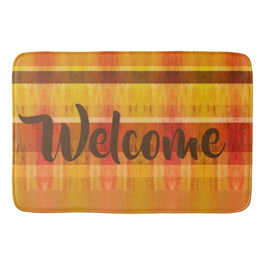 秋の色合い バスマット (正面)