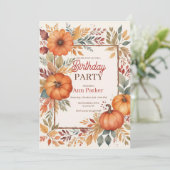 秋の色彩 招待状 (スタンド正面)