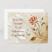 秋の色彩 招待状 (正面/裏面)