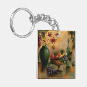 秋の色相のフルーツそしてワイン キーホルダー (正面左)