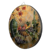 秋の色相のフルーツそしてワイン ダーツボード (正面右)