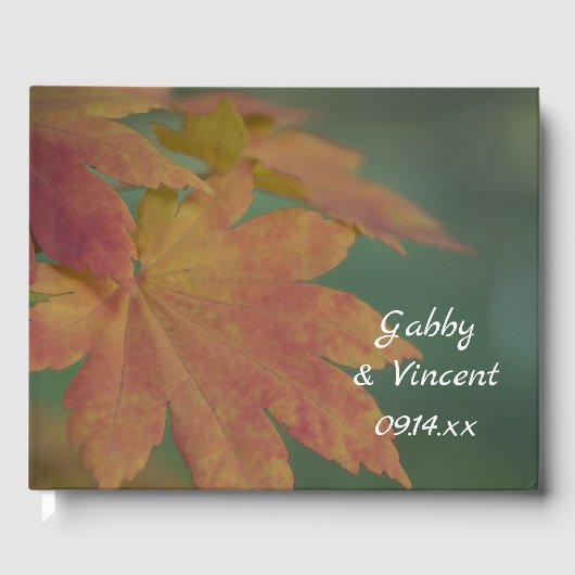 秋の色結婚ズ ゲストブック (正面)