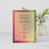 秋の色結婚色 招待状 (スタンド正面)