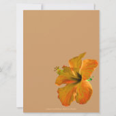 秋の色結婚:2が1に 招待状 (裏面)