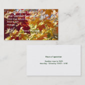 秋の色葉 名刺 (正面/裏面)