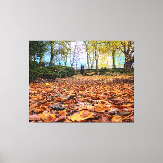 秋の色 キャンバスプリント (正面)