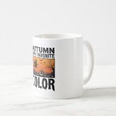 秋の色 ハロウィン かぼちゃ ベクター デザイン コーヒーマグカップ (正面右)