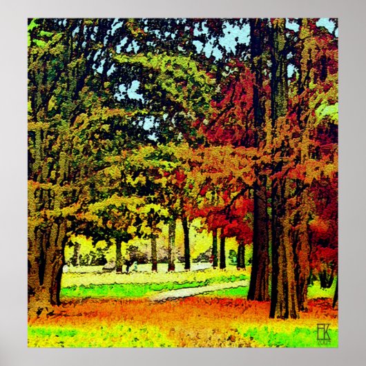 秋の色 ポスター (正面)