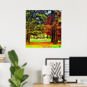 秋の色 ポスター (ホームオフィス)