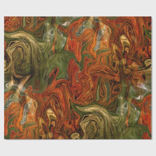 秋の色… ラッピングペーパー (フラット)