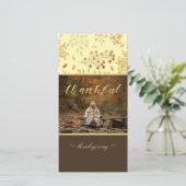 秋の色、感謝の写真 シーズンカード (スタンド正面)