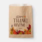 秋の色 |感謝祭 フェイバーバッグ (正面)