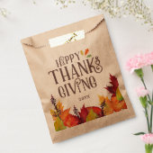 秋の色 |感謝祭 フェイバーバッグ (封をした状態)