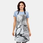 秋の色、葉2 エプロン (着用した状態)