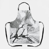 秋の色、葉2 エプロン (正面)