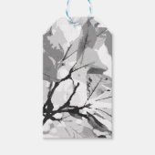 秋の色、葉2 ギフトタグ (正面)