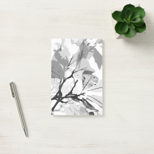 秋の色、葉2 ポストイット (オフィス)