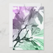 秋の色、葉5 サンキューカード (正面)