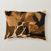 秋の色、葉6 アクセントクッション (裏面)