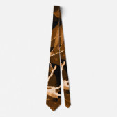 秋の色、葉6 ネクタイ (正面)