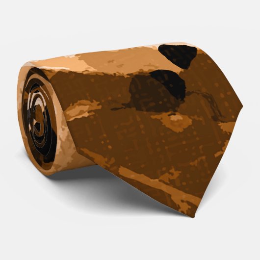 秋の色、葉6 ネクタイ (ロール)