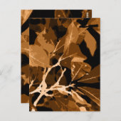 秋の色、葉6 ポストカード (正面/裏面)